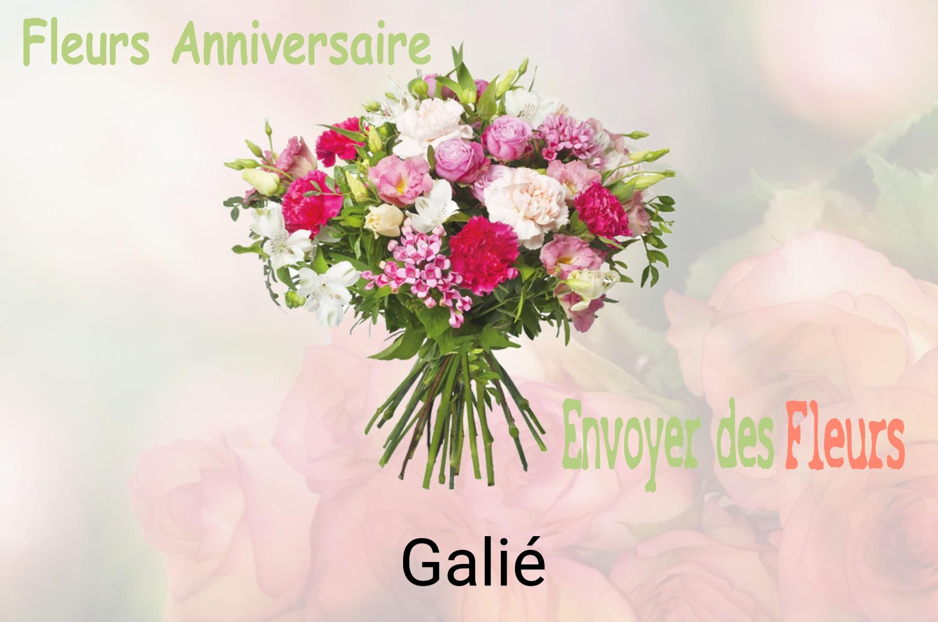 Bouquet de fleurs d’anniversaire livré à Galié