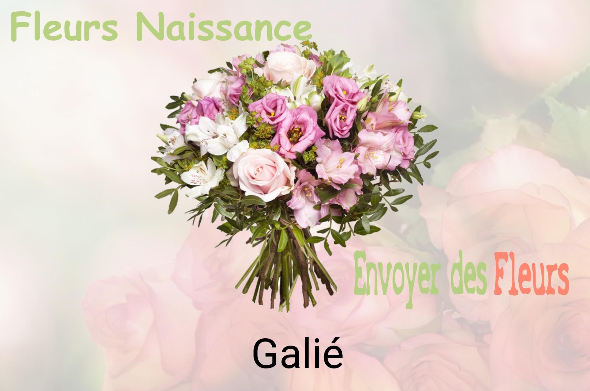 Bouquet de fleurs de naissance livré à Galié